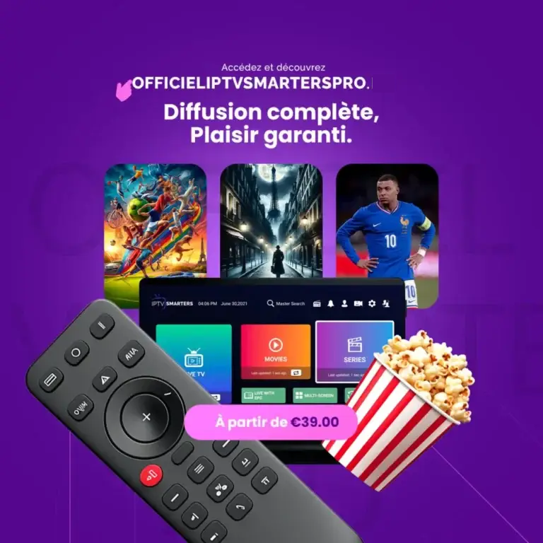 IPTV Smarters Pro abonnement 1 IPTV Smarters Pro abonnement